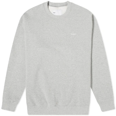 Shop Adsum Logo Crew Sweat In Grey