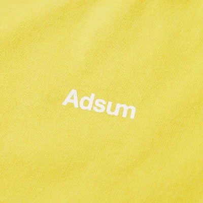 Shop Adsum Core Logo Tee In Yellow