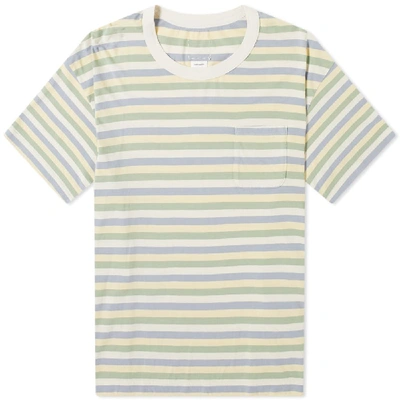 Shop Visvim Border Jumbo Tee In Green