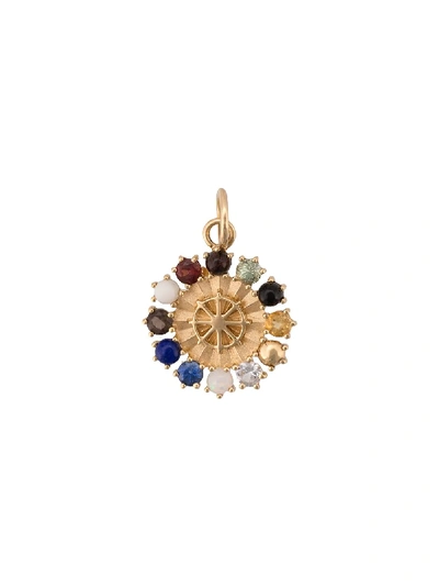 Shop Foundrae 18kt Yellow Gold Miniature Aether Medallion