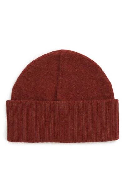 Shop Madewell Cuffed Fisherman Beanie In Maple Syrup Multi