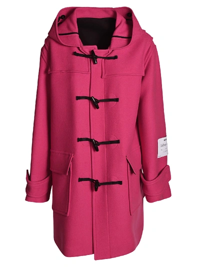 Shop Msgm Fuchsia Coat