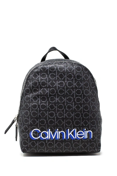 Shop Calvin Klein Black Cotton Backpack