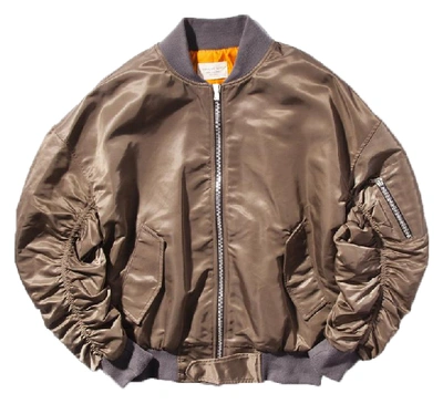 Pre-owned Fear Of God Bomber Jacket Brown