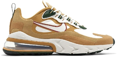 Pre-owned Nike Air Max 270 React Reggae In Club Gold/flat Gold/wheat |  ModeSens