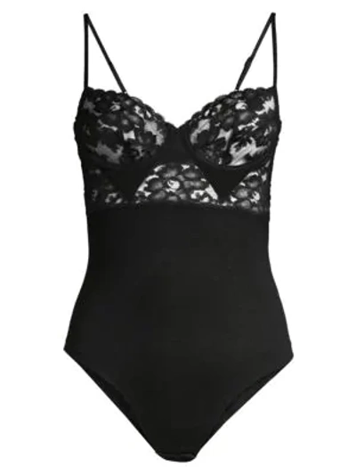 Shop La Perla Amelia Underwired Bodysuit In Black