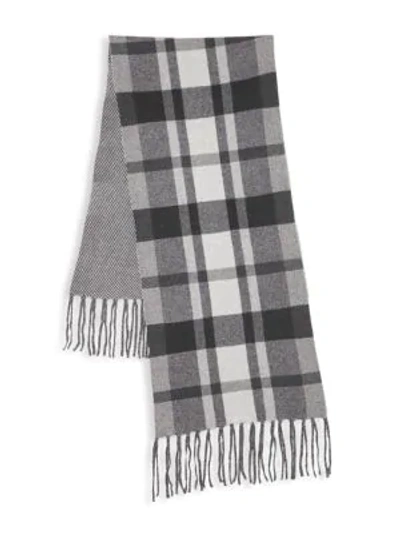 Shop Saks Fifth Avenue Women's Wool & Cashmere Scarf In Grey