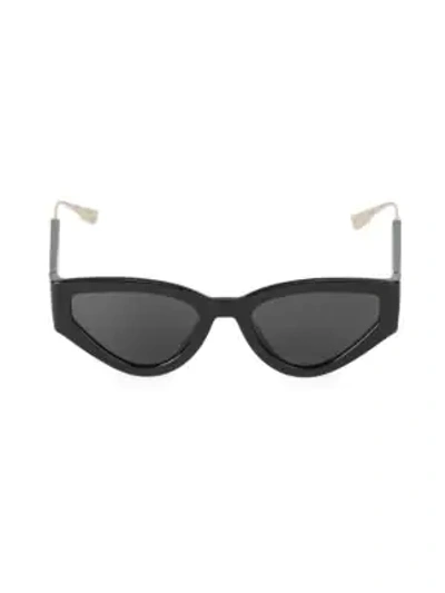 Shop Dior 53mm Cat Eye Sunglasses In Black