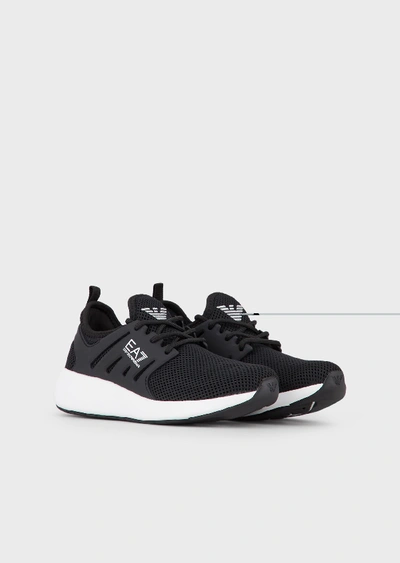 Shop Emporio Armani Sneakers - Item 11766370 In Black