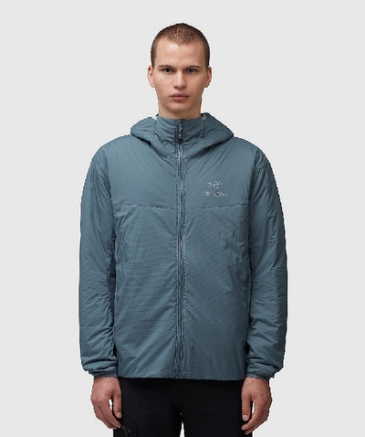 Shop Arc'teryx Atom Lt Hooded Jacket In Blue