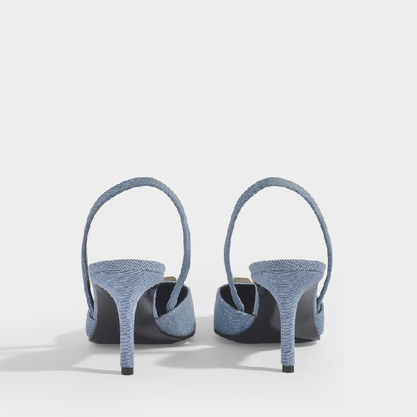 off white slingback pumps