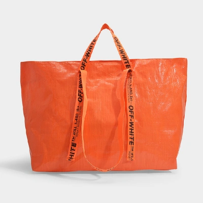 OFF-WHITE Virgil Abloh ICA Arrows Tote Black in Cotton - US