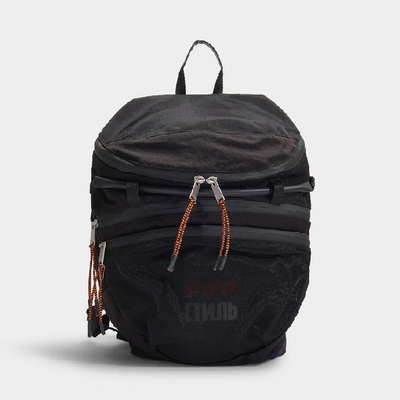 Shop Heron Preston Dots Ctnbm Foldable Backpack In Black
