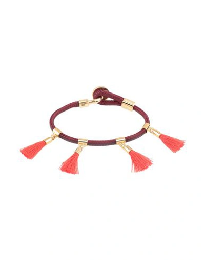 Shop Chloé Bracelets In Maroon