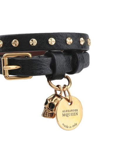 Shop Alexander Mcqueen Bracelet In Black