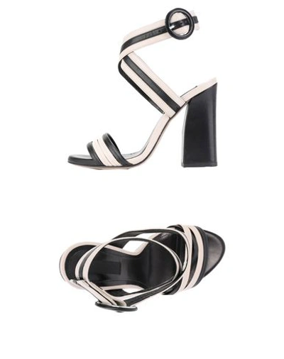 Shop Marella Sandals In Light Grey