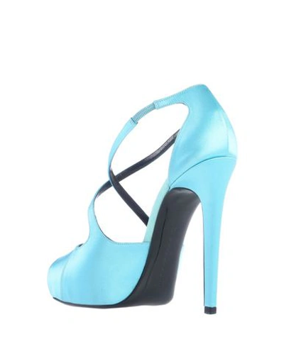 Shop Barbara Bui Sandals In Turquoise