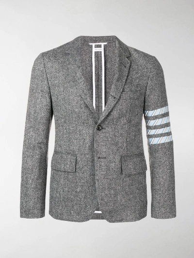 Shop Thom Browne 4-bar Donegal Tweed Sport Coat In Grey