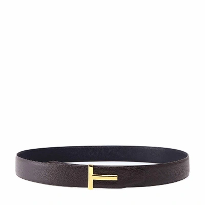 Shop Tom Ford Belt In Brown