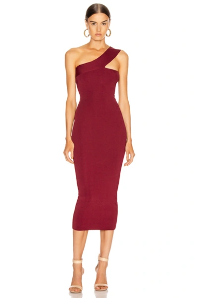 Shop Alix Nyc Hanson Dress In Garnet