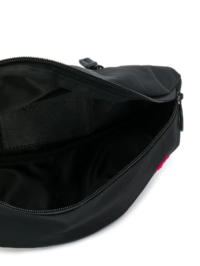 Shop Off-white Basic Logo Industrial Belt Bag In Black