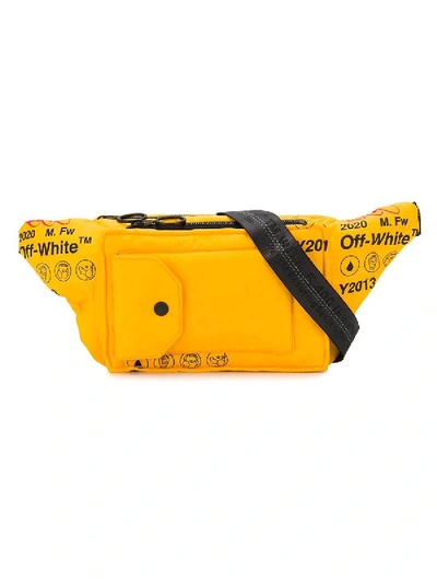 Shop Off-white Industrial Yellow Belt Bag
