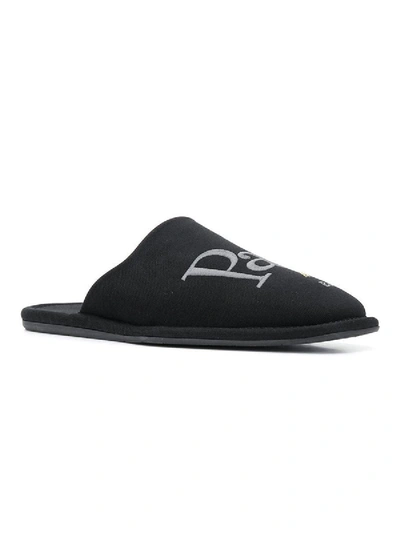 Shop Balenciaga Paris Slippers