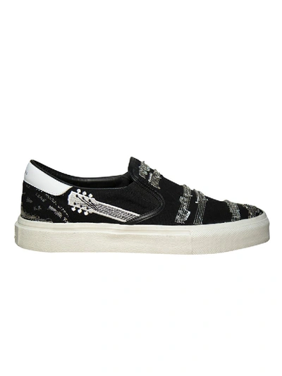 Shop Amiri Music Note Slip On Sneakers