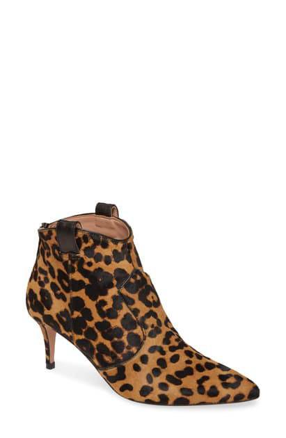 veronica beard leopard booties