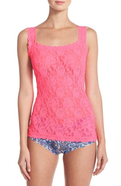 Shop Hanky Panky 'signature Lace' Camisole In Himalayan