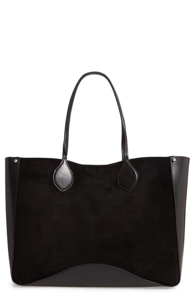 Shop Rebecca Minkoff Pippa Leather Tote In Black