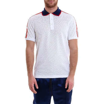 Shop Gucci Polo Shirt In White