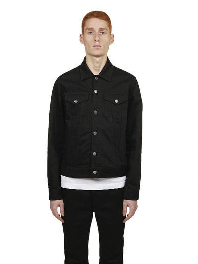 Givenchy Black Denim Logo Jacket