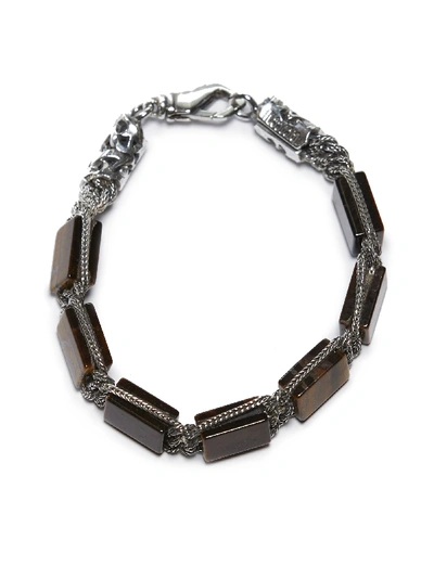 Shop Emanuele Bicocchi Bracciale Marble Square