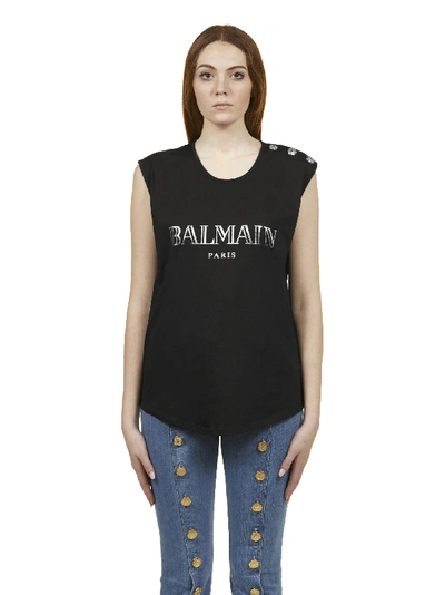 Shop Balmain T-shirt Logo