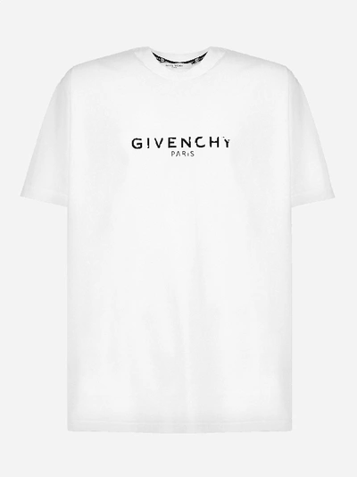 Shop Givenchy T-shirt In Cotone Con Logo