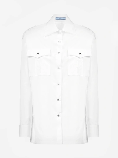 Shop Prada Cotton Shirt