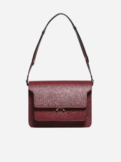 Shop Marni Borsa Trunk A Tracolla In Pelle