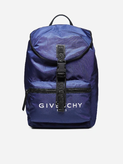Shop Givenchy Light 3 Nylon Backpack With Logo