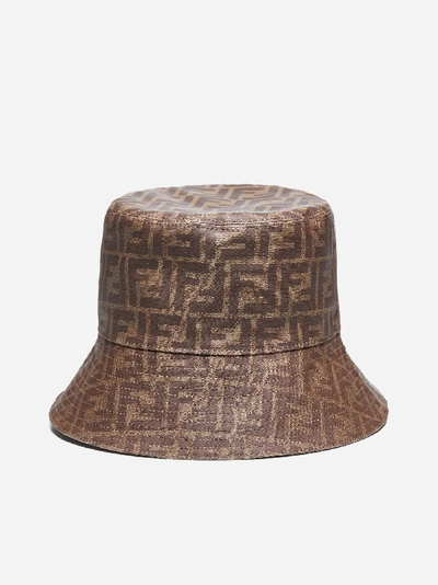 Shop Fendi Cappello In Tessuto Tecnico Con Logo Ff