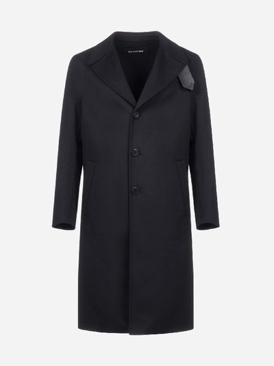 Shop Neil Barrett Tailored Wool And Cashmere Coat