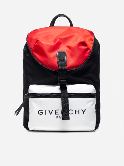 Shop Givenchy Color-block Nylon Backpack