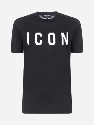 Shop Dsquared2 T-shirt Icon In Cotone