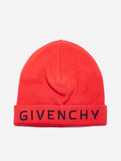 Shop Givenchy Berretto In Cotone E Cashmere Con Logo