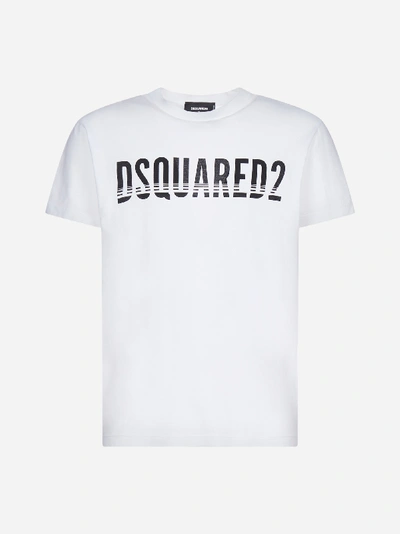 Shop Dsquared2 T-shirt In Cotone Con Logo