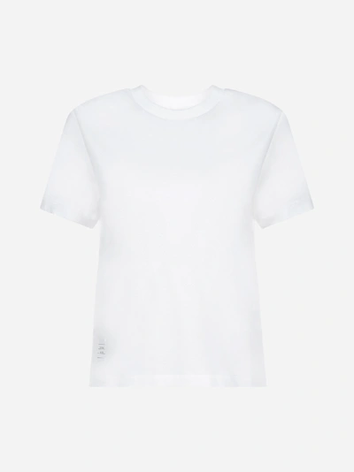 Shop Thom Browne T-shirt In Cotone Con Spacchi Laterali