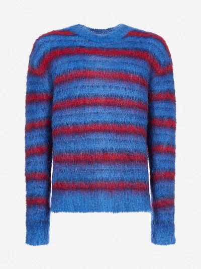 Shop Marni Pull In Mohair A Righe