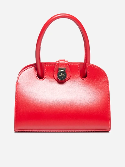 Shop Manu Atelier Micro Ladybird Leather Bag