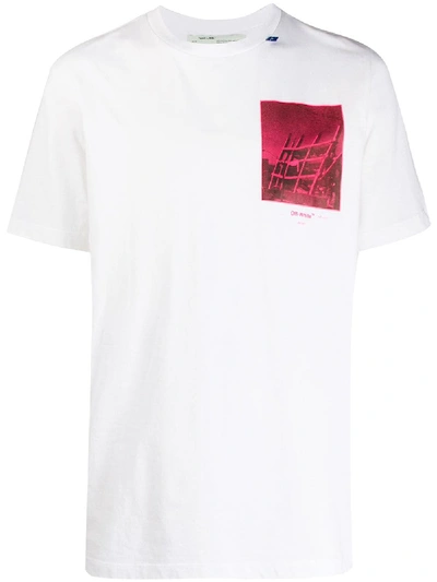 Shop Off-white Printed T-shirt In White