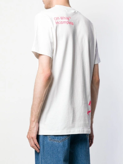 Shop Off-white Printed T-shirt In White